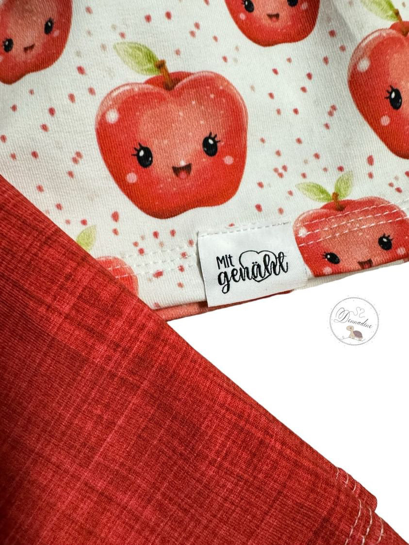 Mit Liebe genäht Web Label gewebt Eigenproduktion