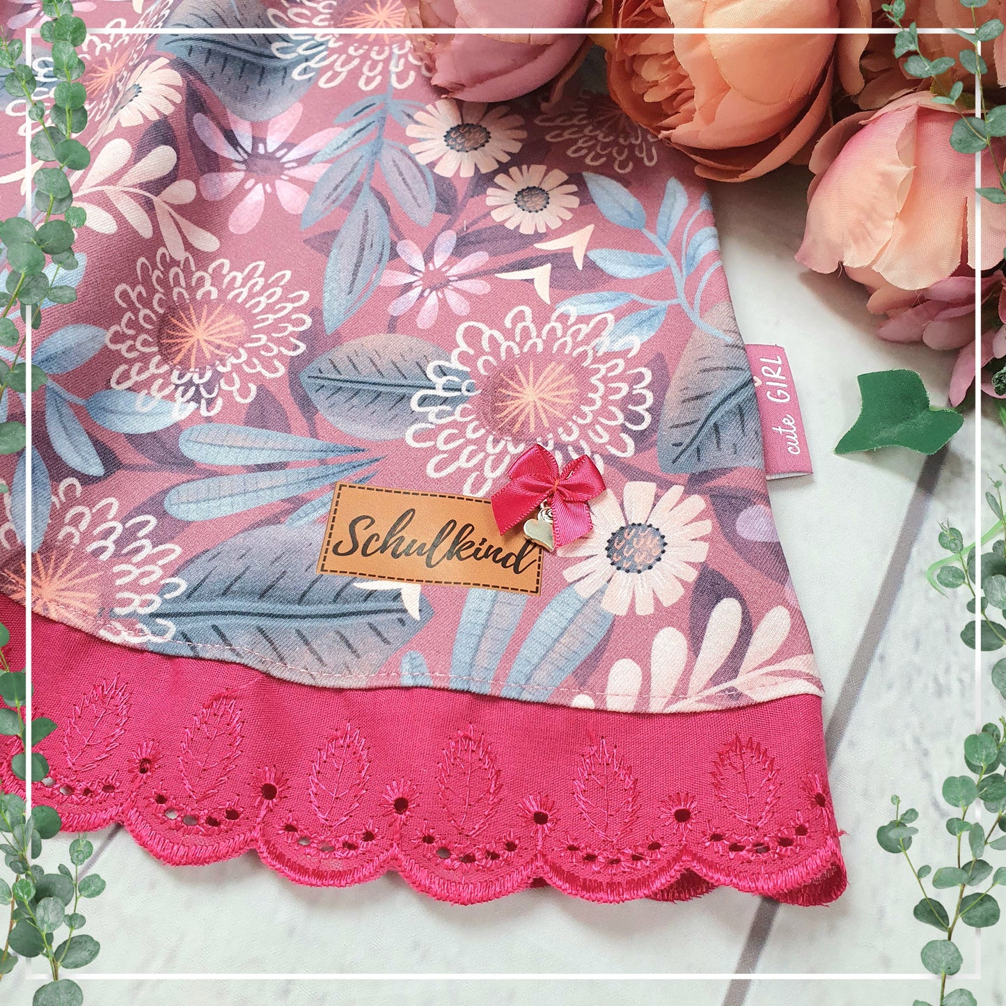 Schulkind Bügel Label Bügellabel Eigenproduktion