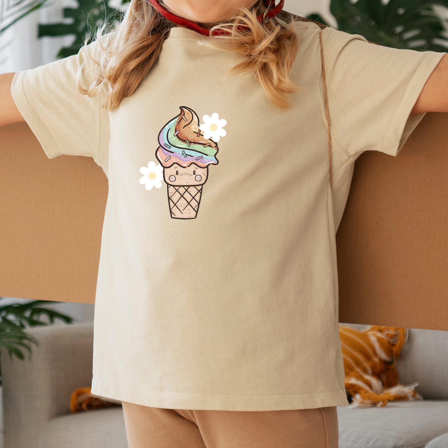 Eis rainbow Bügelbild Eigenproduktion