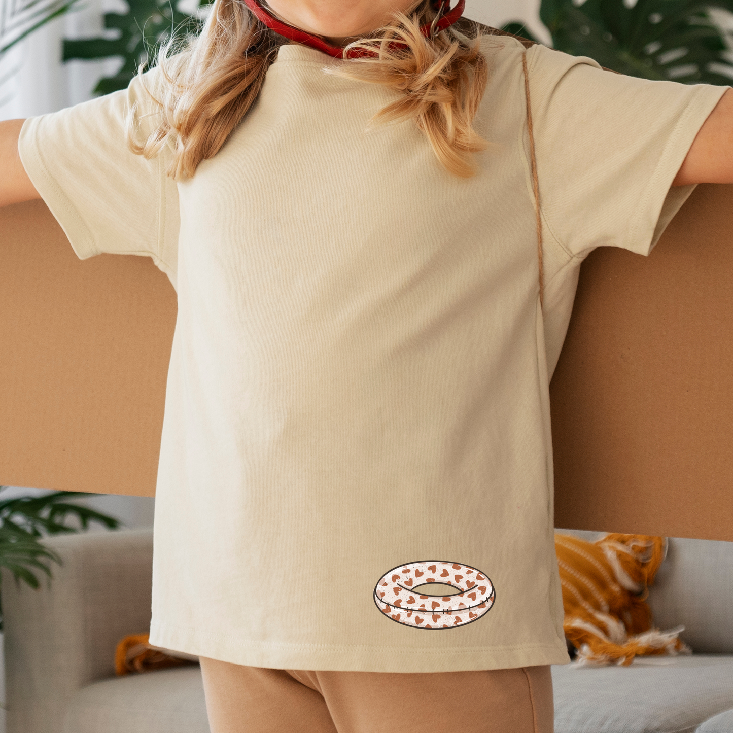 Herz Reifen Bügelbild Eigenproduktion