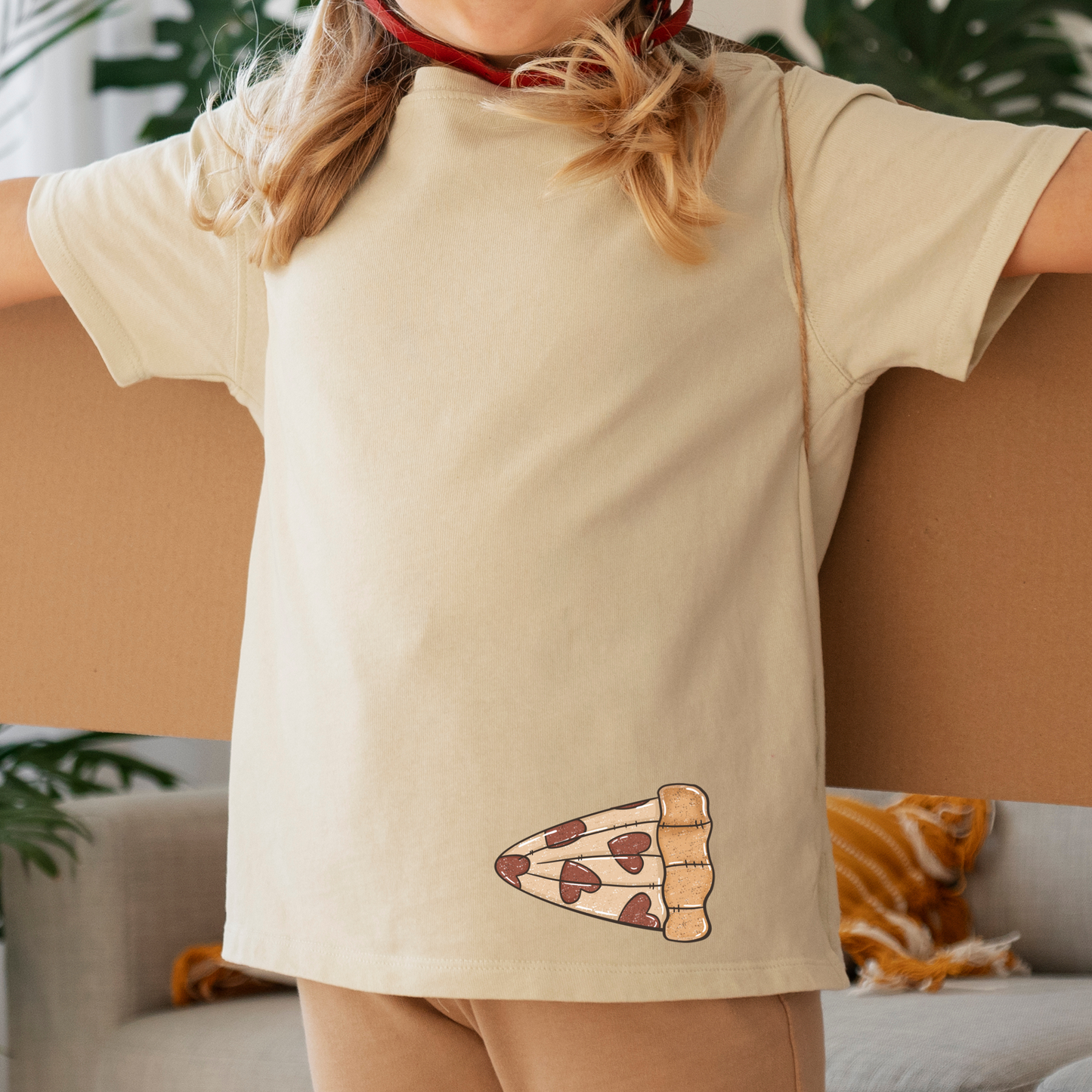 Pizza Bügeld-Bild Bügelbild Eigenproduktion