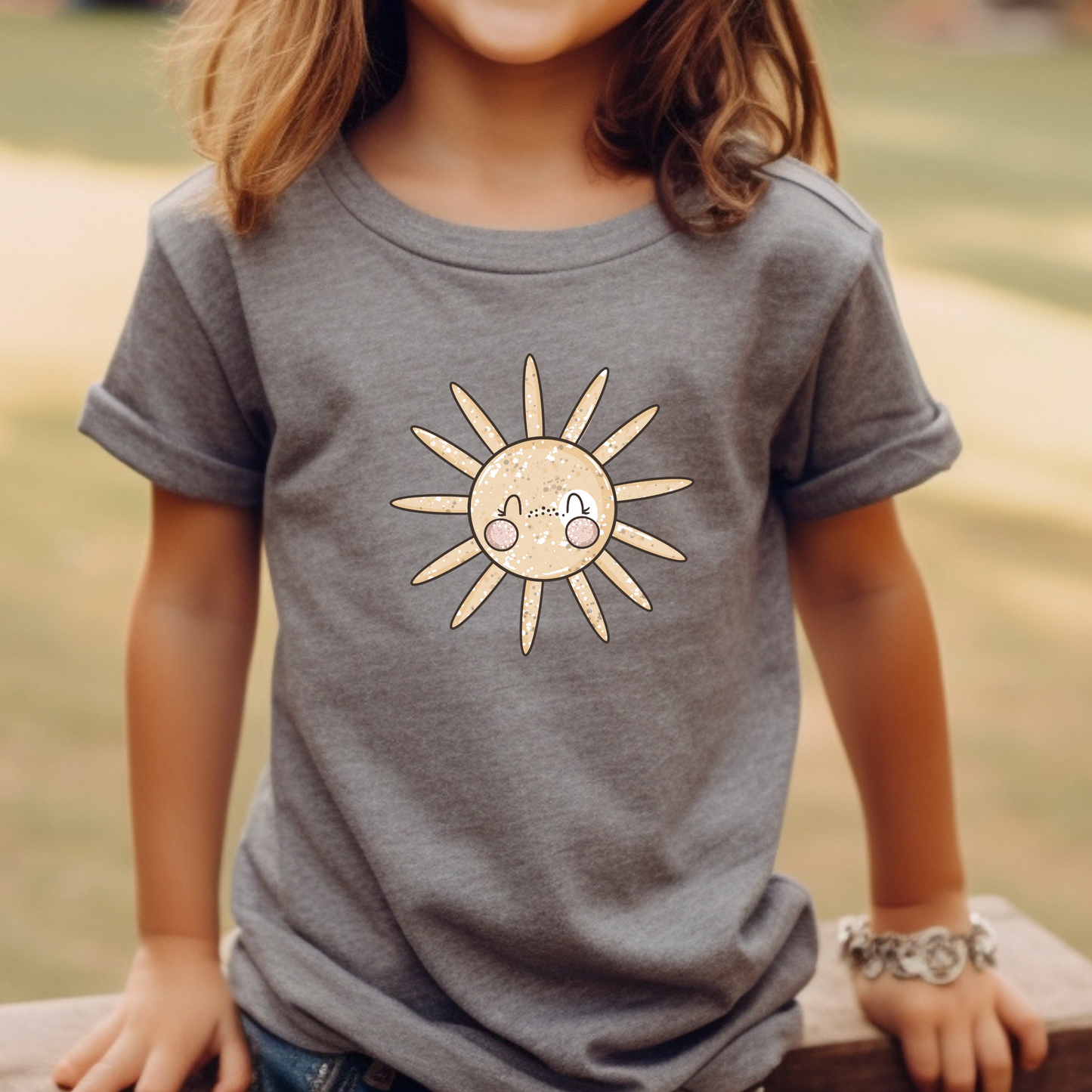 Sonne Mini- Bügelbild Eigenproduktion