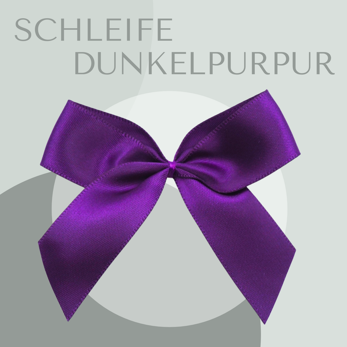 2 Schleifen Groß Dunkelpurpur
