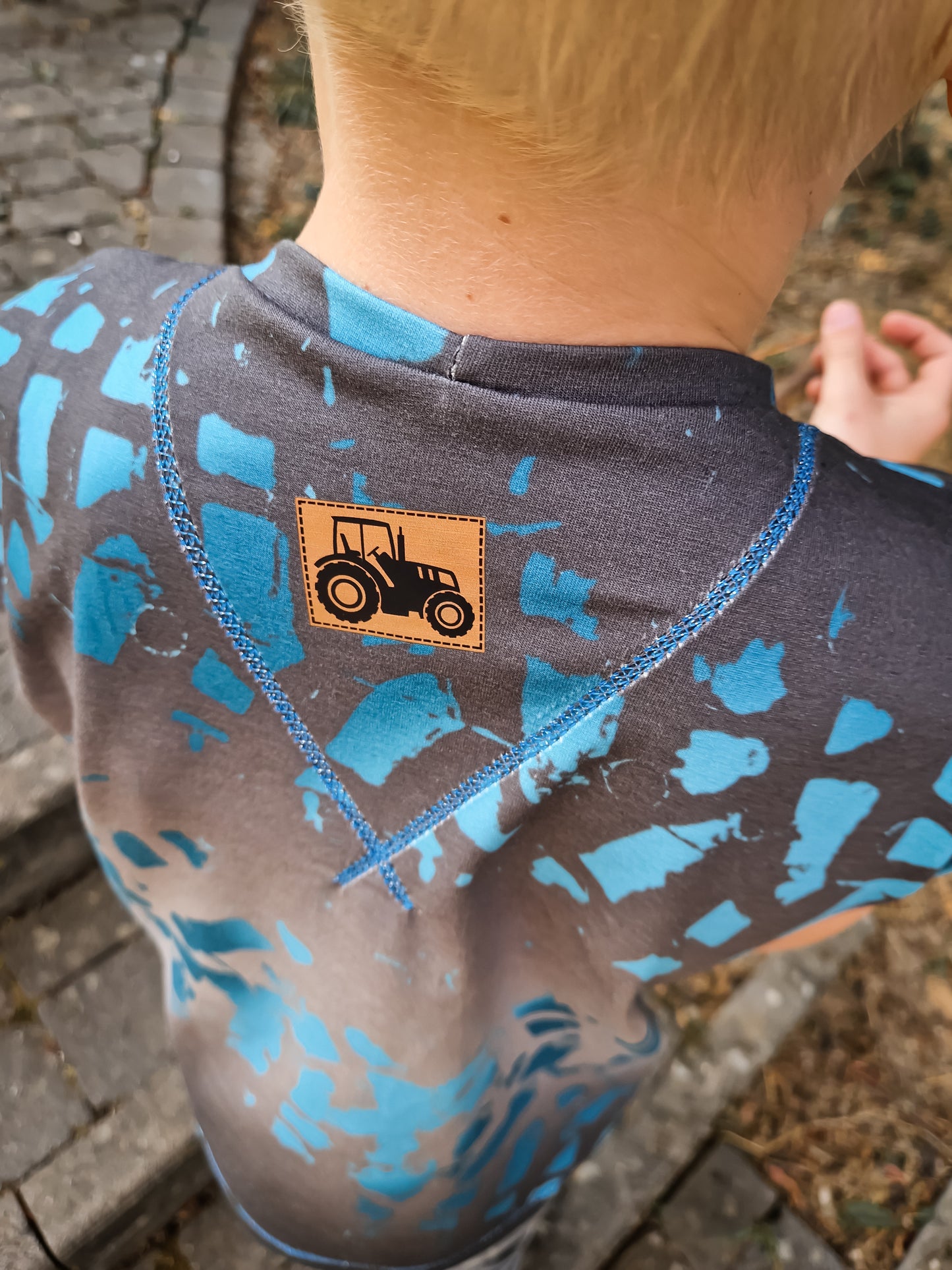 Traktor Bügel Label Bügellabel Eigenproduktion