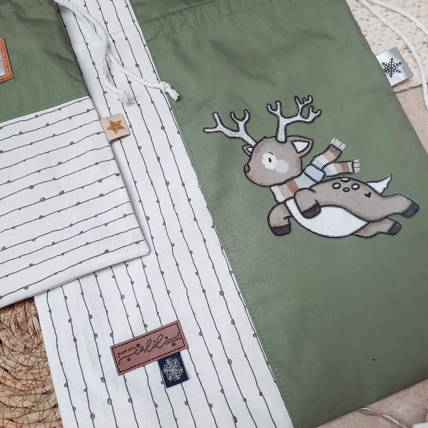 "Cold" Kunstlederlabel Kunstleder Label Eigenproduktion