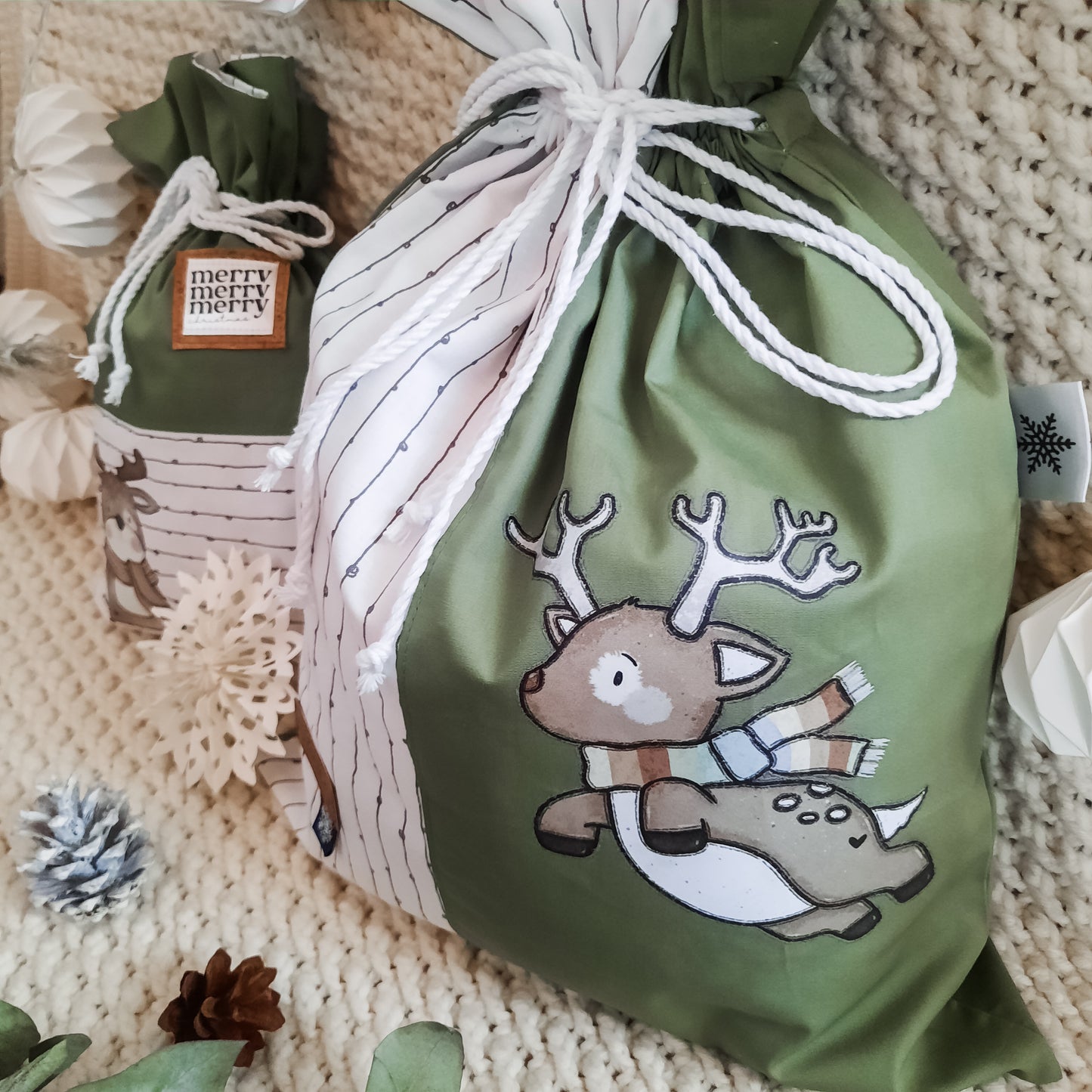 Reh Regenbogen - Bügel-Bild Bügelbild Eigenproduktion