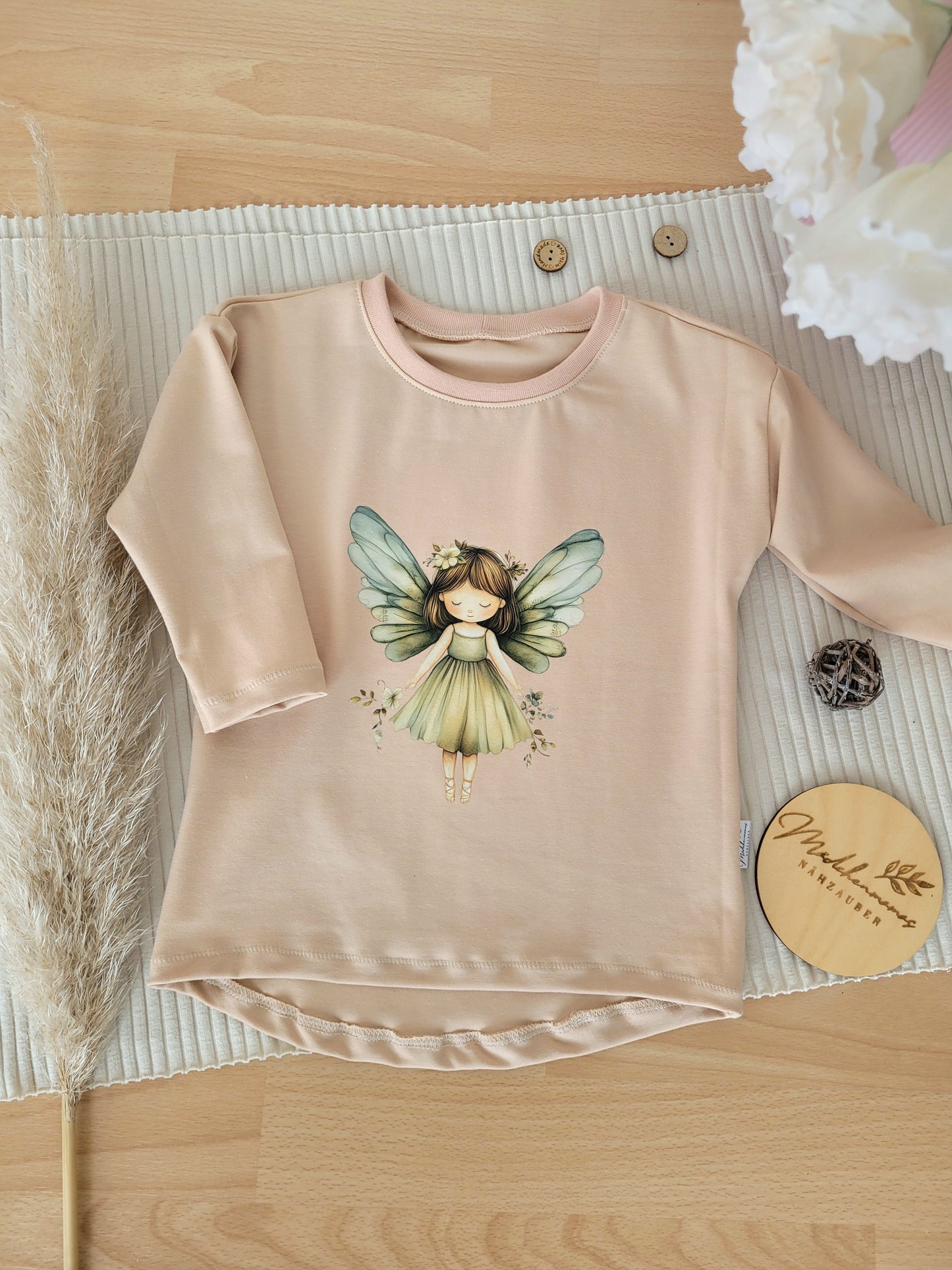 Fee grün gelb 2 Bügelbild Eigenproduktion