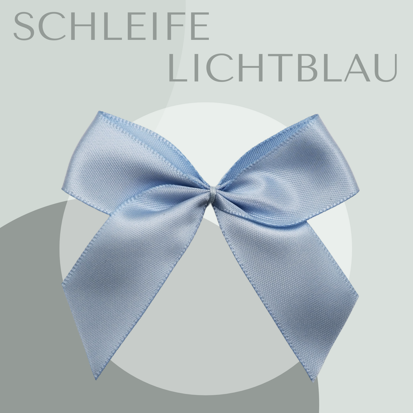 2 Schleifen Groß Lichtblau