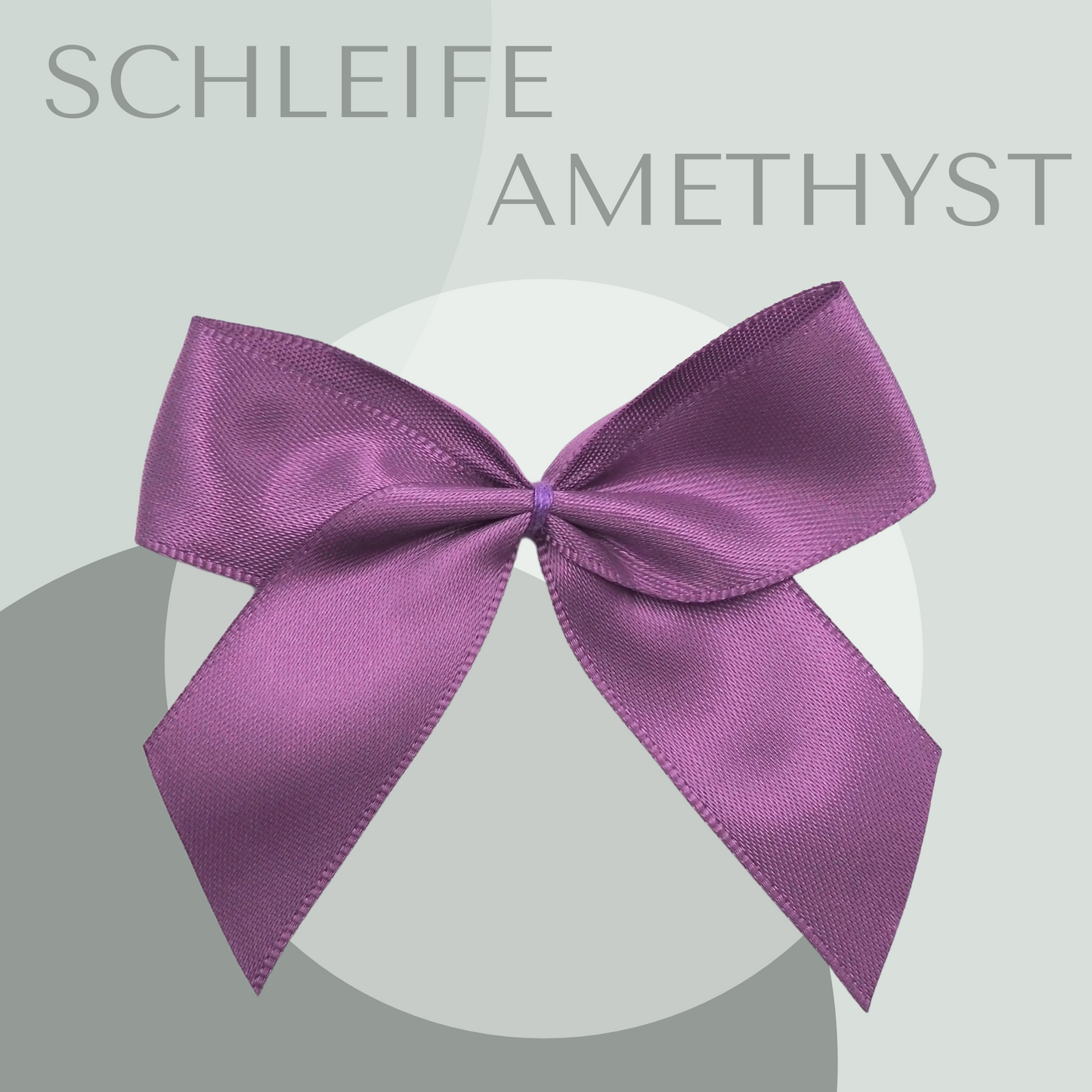 2 Schleifen Groß Amethyst
