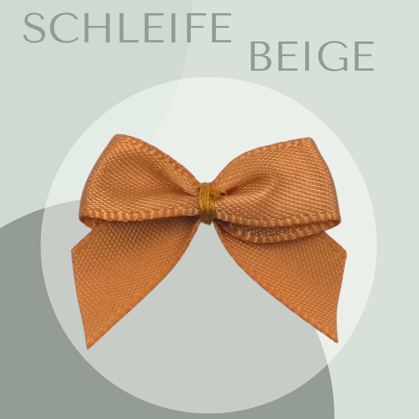5 Schleifen klein beige