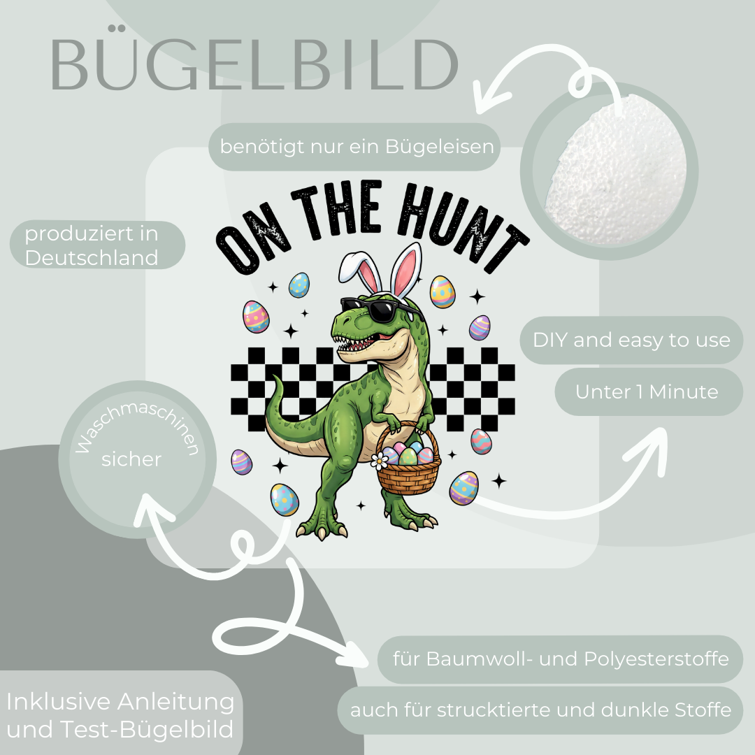 On the hunt - Bügelbild Eigenproduktion