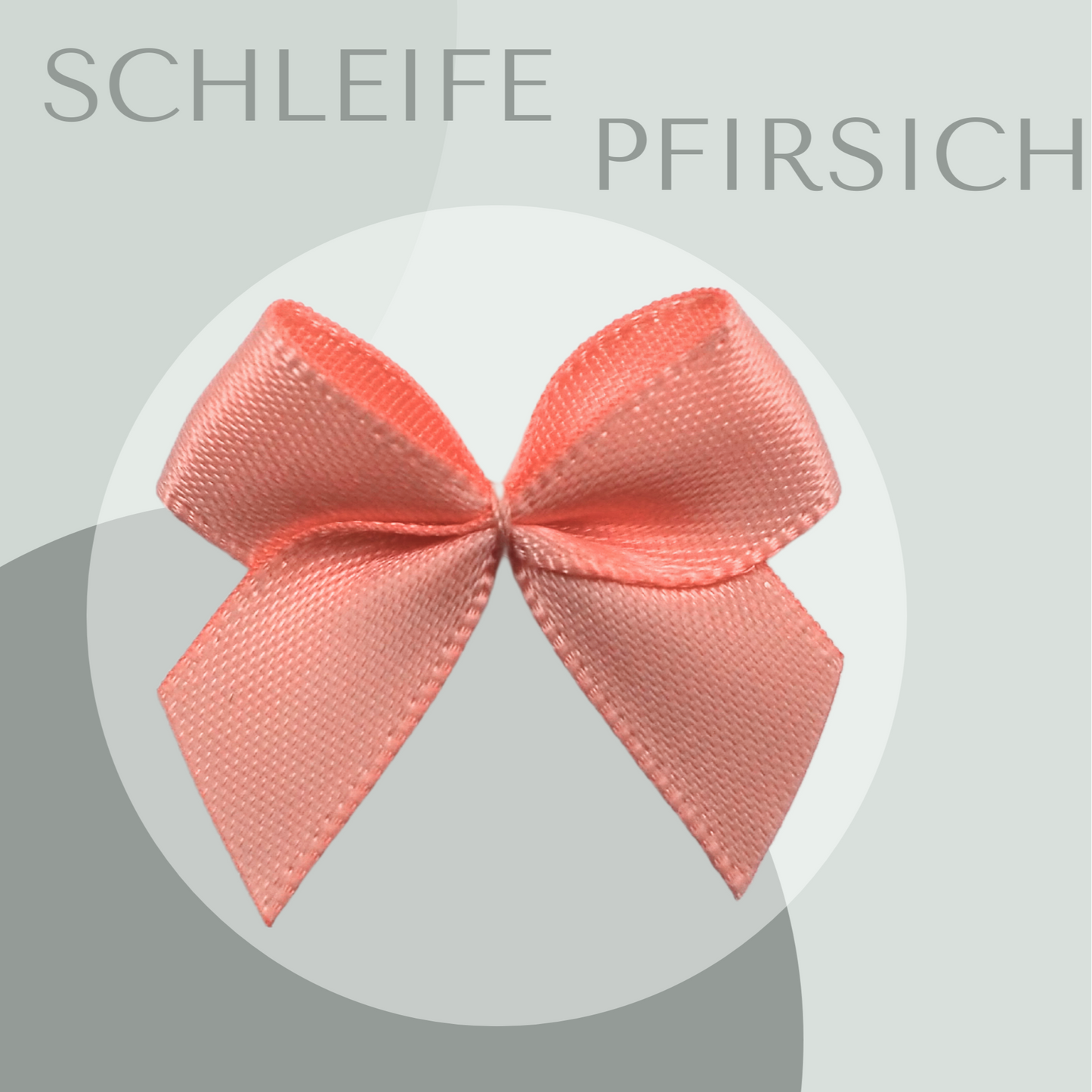 5 Schleifen klein Pfirsich