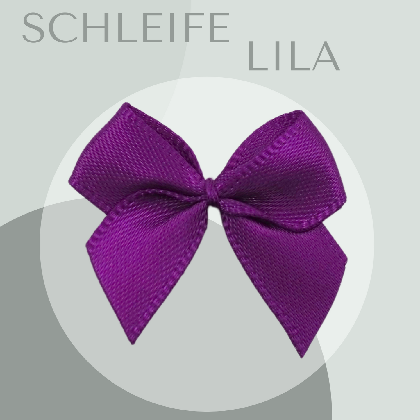 5 Schleifen klein Lila