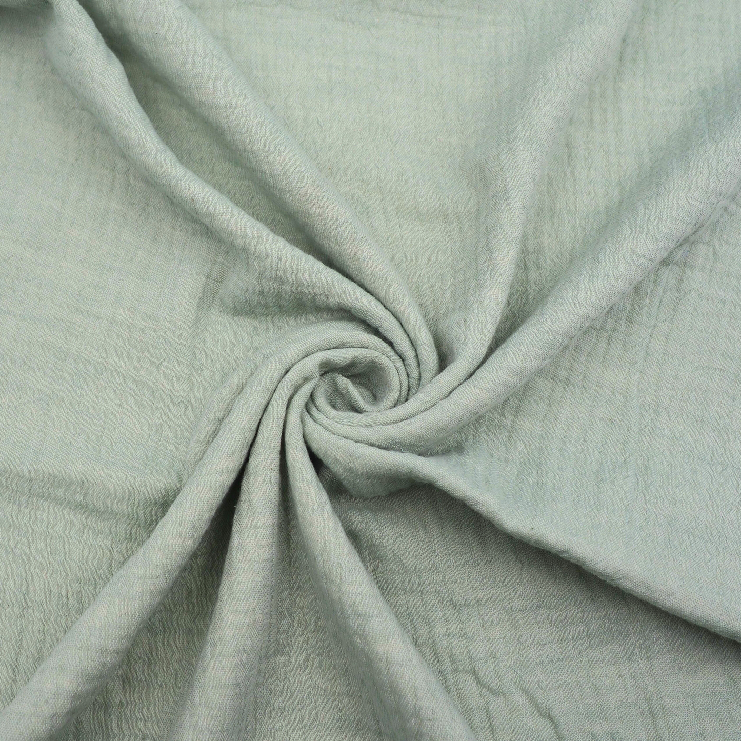 Musselin Uni meliert Double Gauze - Mint
