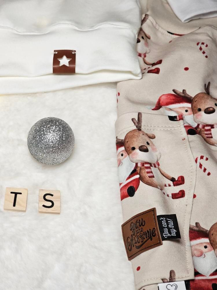 Herz Stern Wende-Knick-Label Kunstlederlabel Eigenproduktion