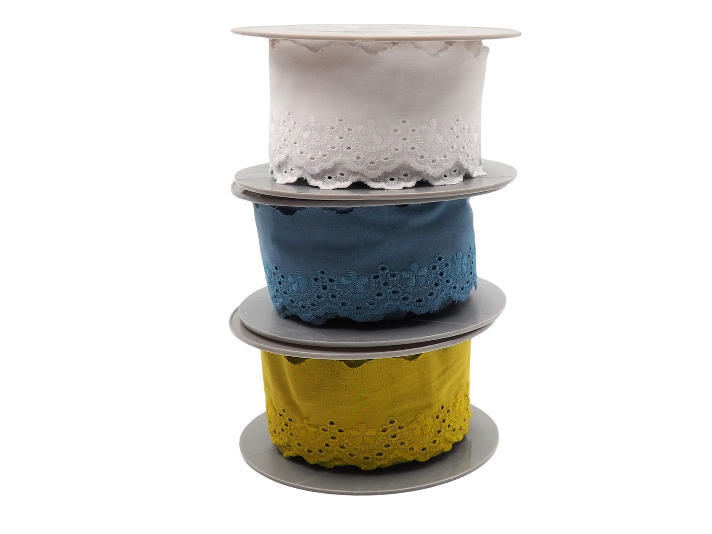 Wäsche Spitze Blumen 50mm Limette