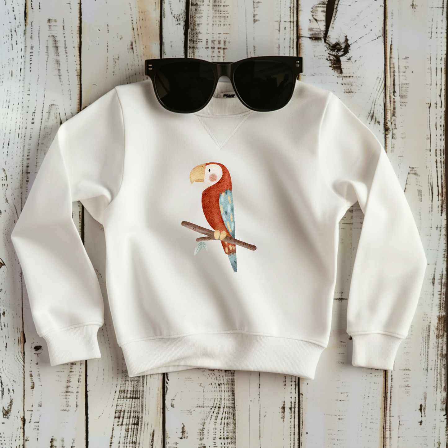 Papagei - Bügel-Bild Bügelbild Eigenproduktion