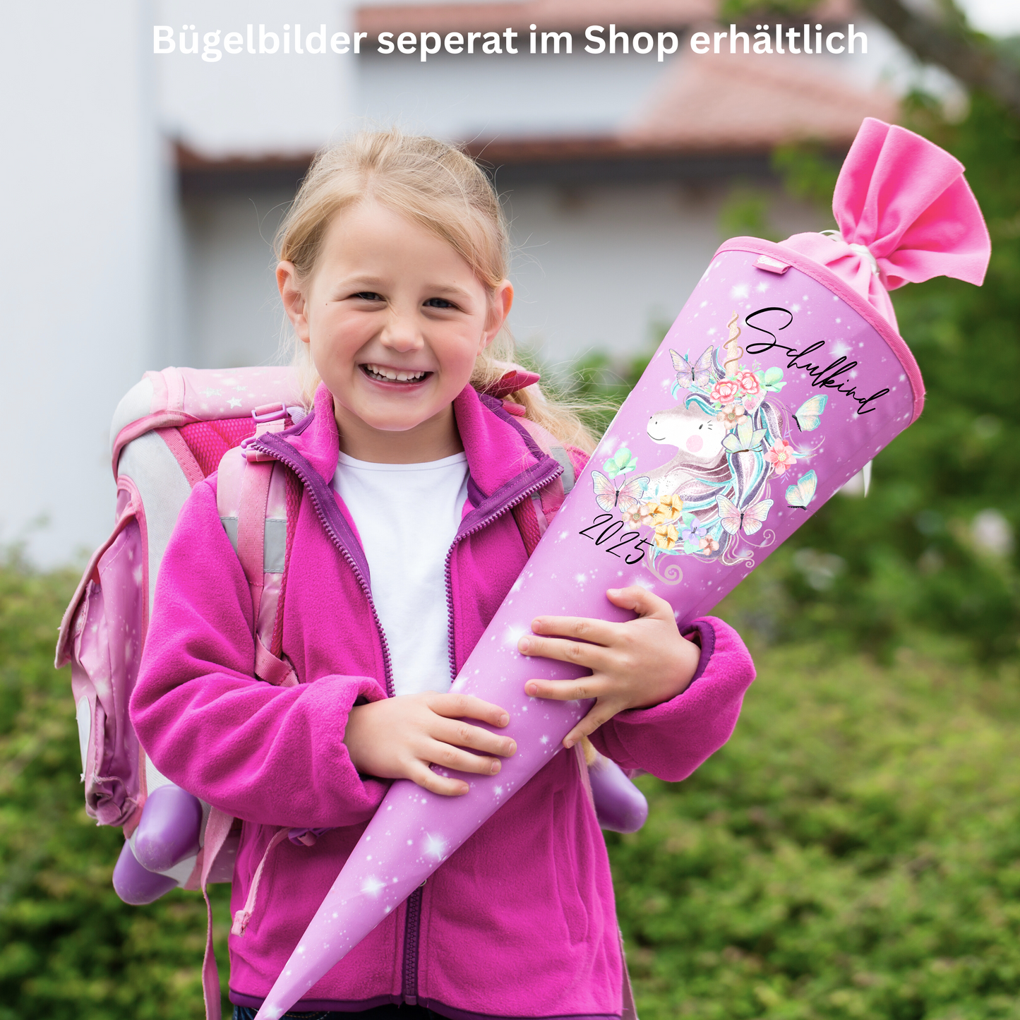 Schulkind 2025 Bügelbild Eigenproduktion