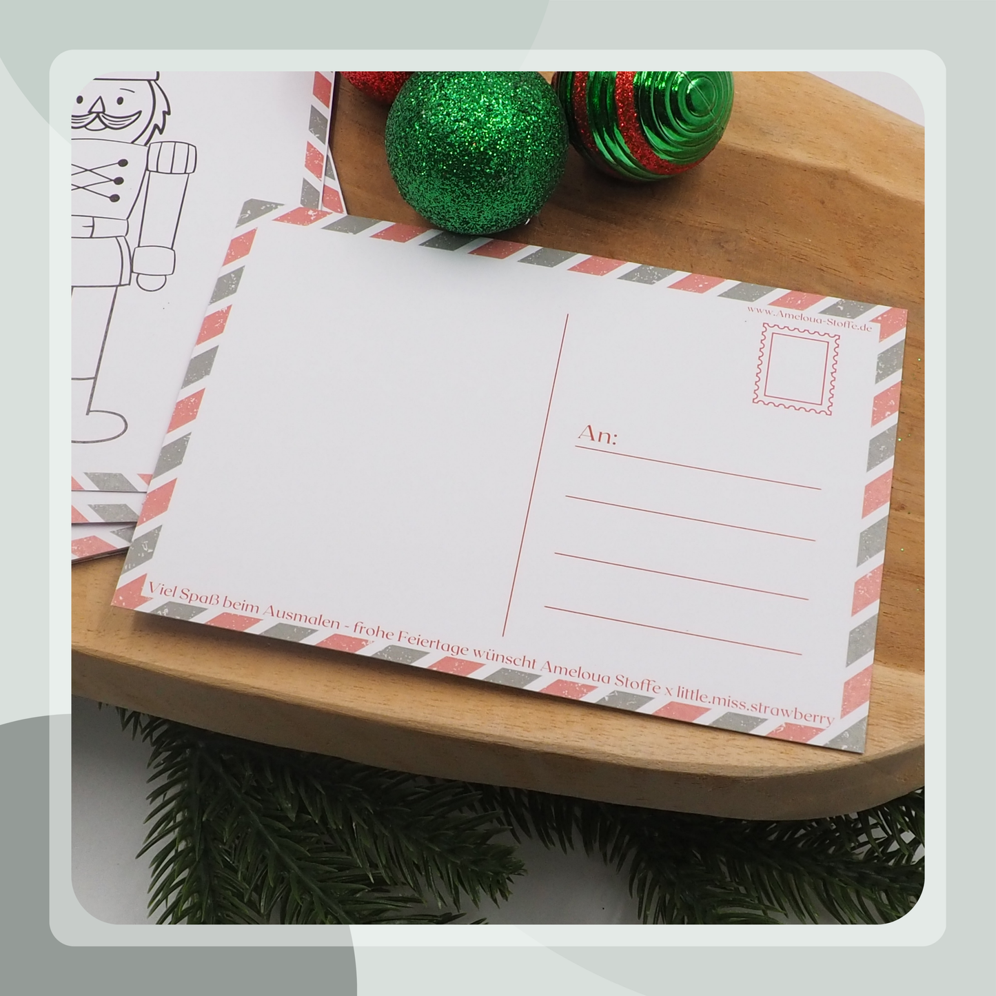 Postkarte „Nussknacker“