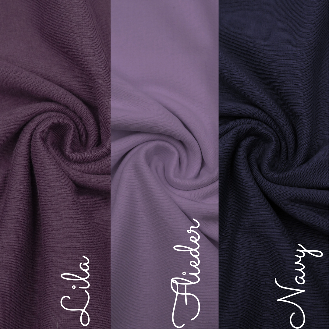 Baumwoll Jersey Navy