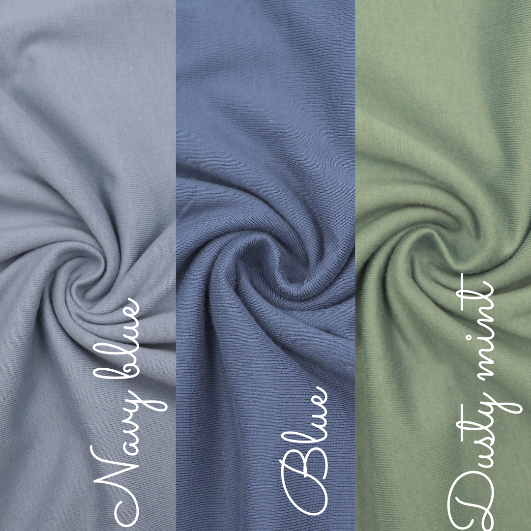 Baumwoll Jersey Dusty mint