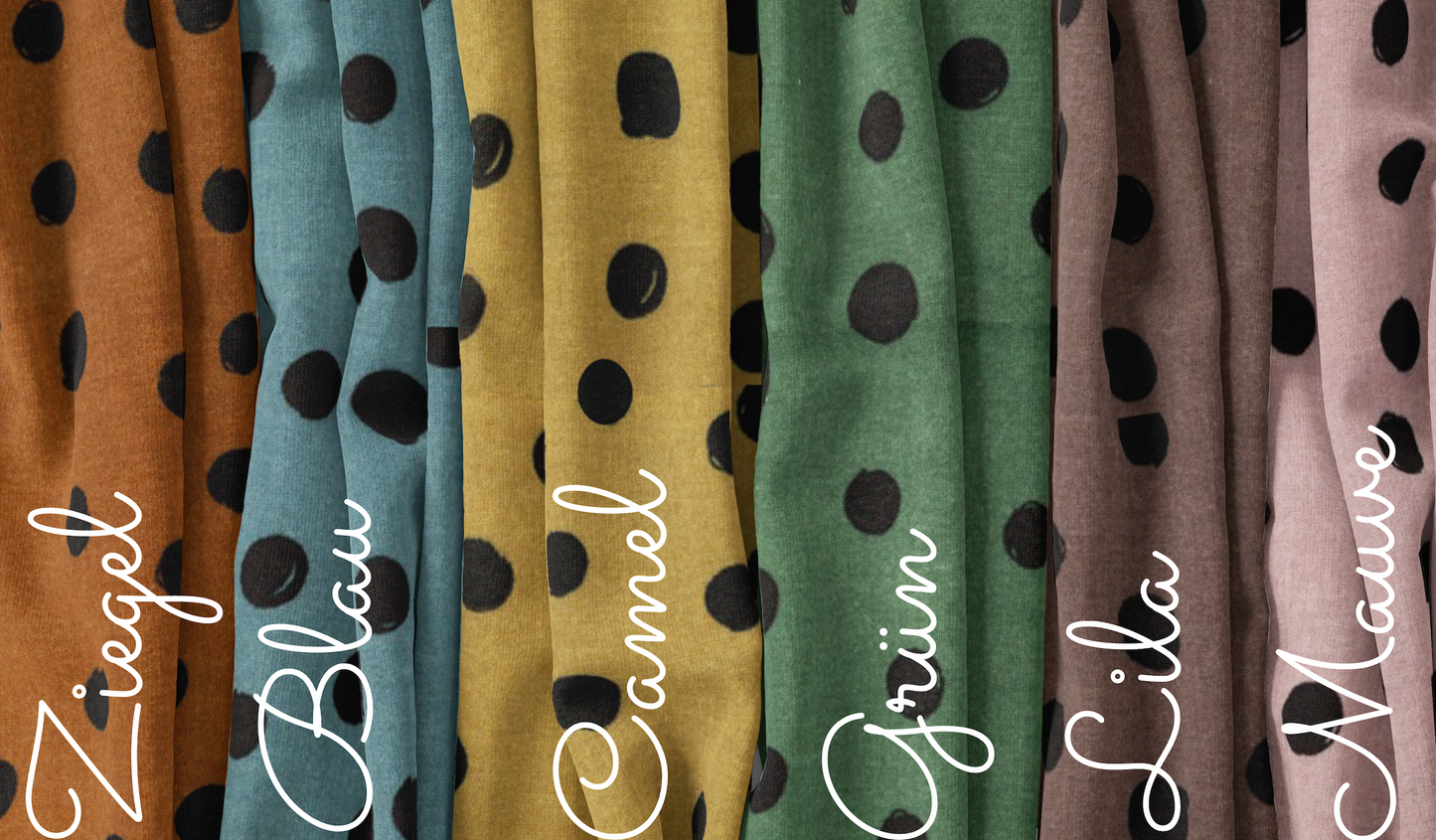 Musselin Dots Double Gauze - Lila
