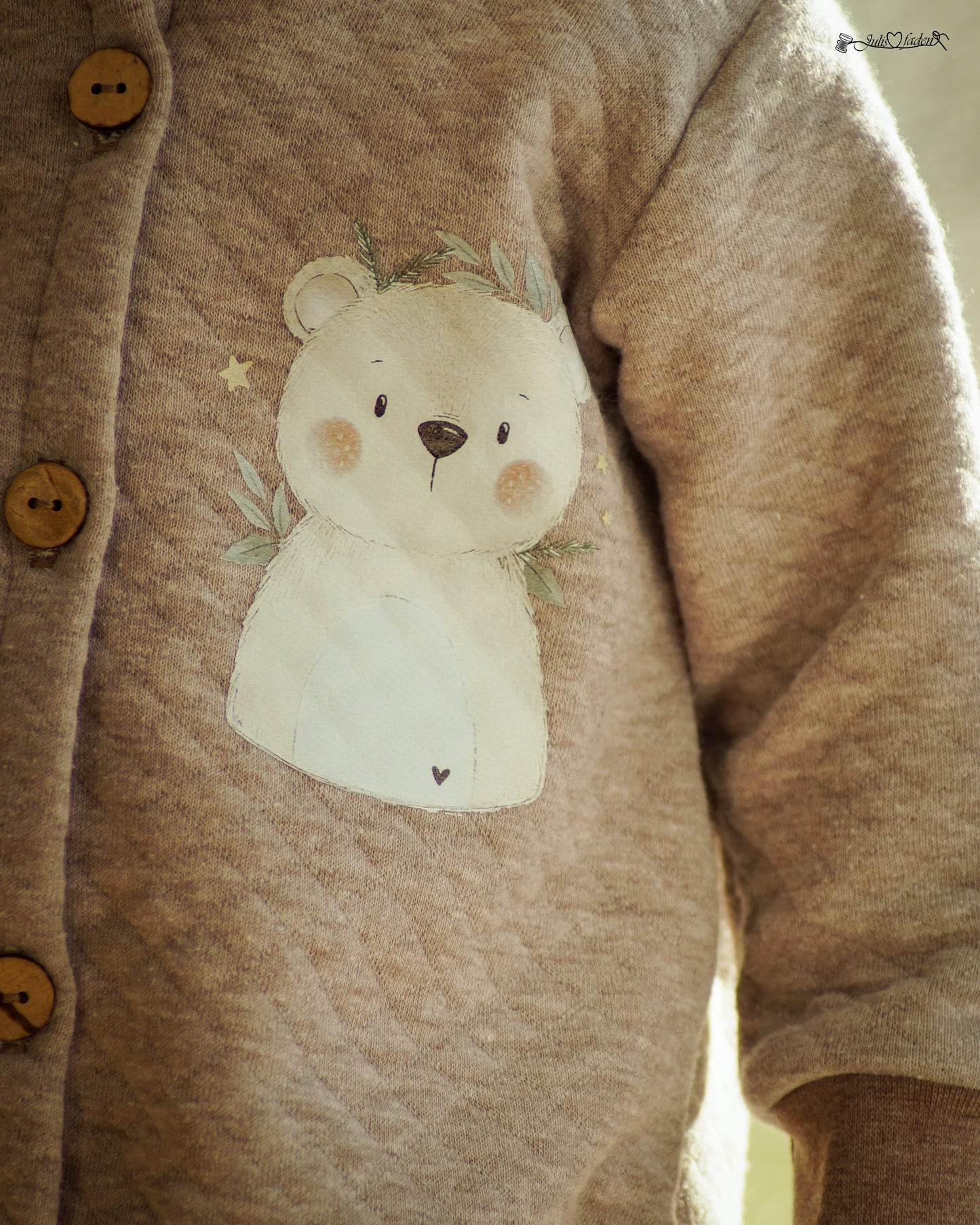 Eisbär - Mini Bügel-Bild Bügelbild Eigenproduktion