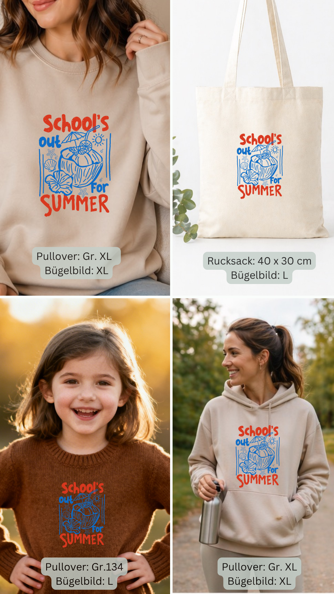 School`s out for Summer Bügelbild Eigenproduktion