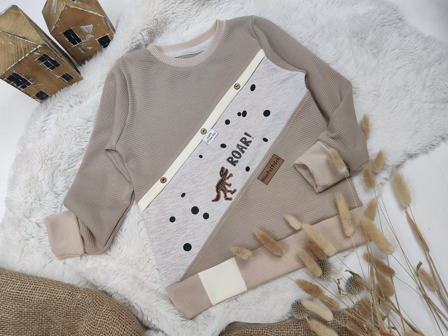 T-Rex Bügel-Bild Set Bügelbild Eigenproduktion