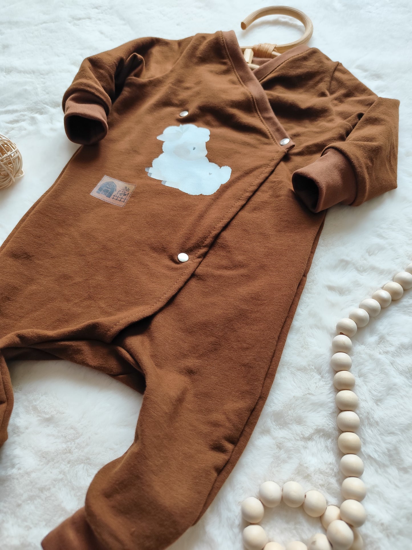 Schaf - Mini Bügel-Bild Bügelbild Eigenproduktion