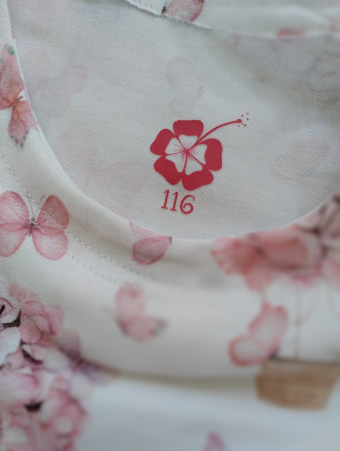 10 Stück Blume Größen-Bügelbilder Set Größenlabel Eigenproduktion