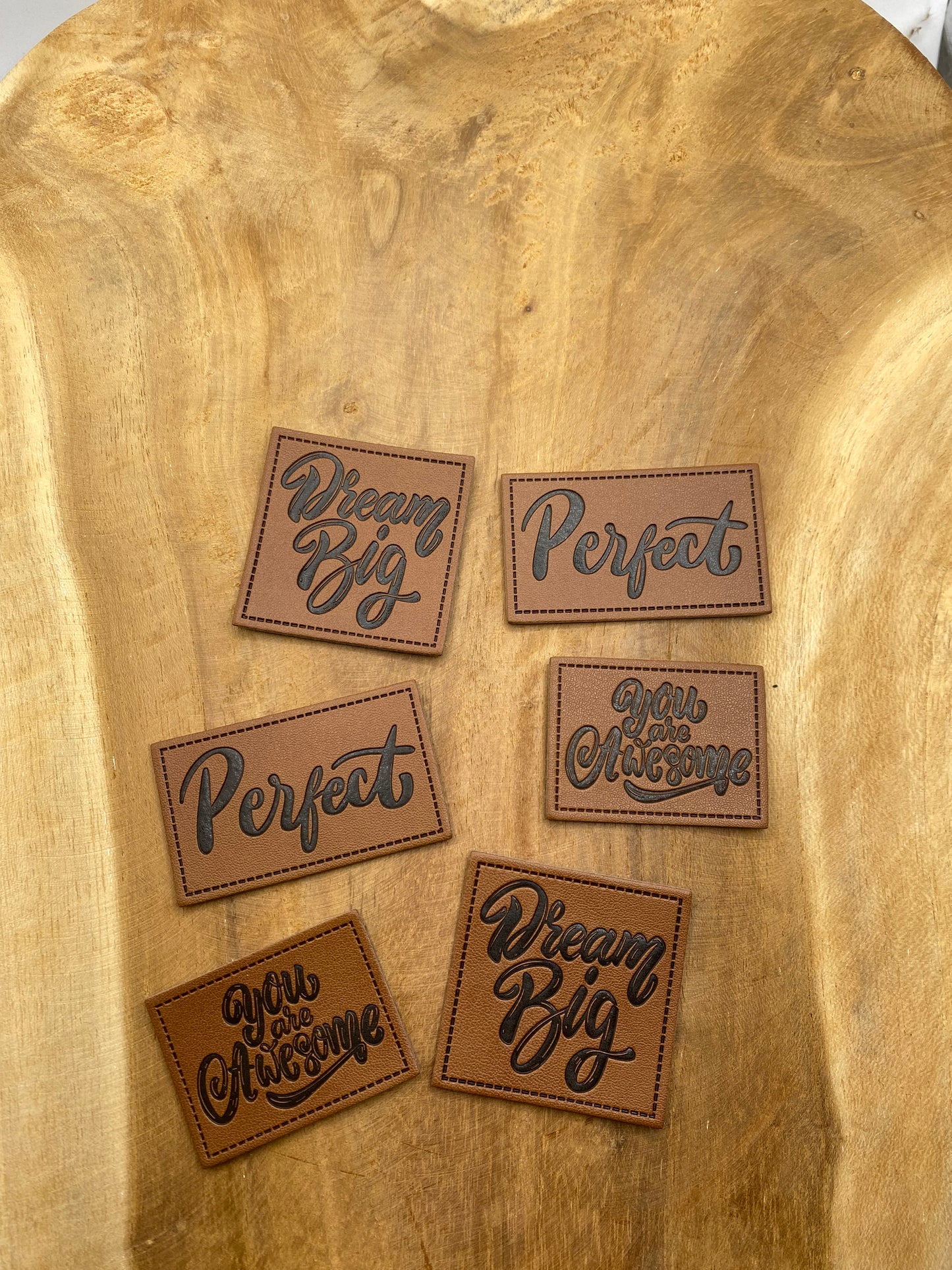 You are awesome Kunstlederlabel Kunstleder Label Eigenproduktion