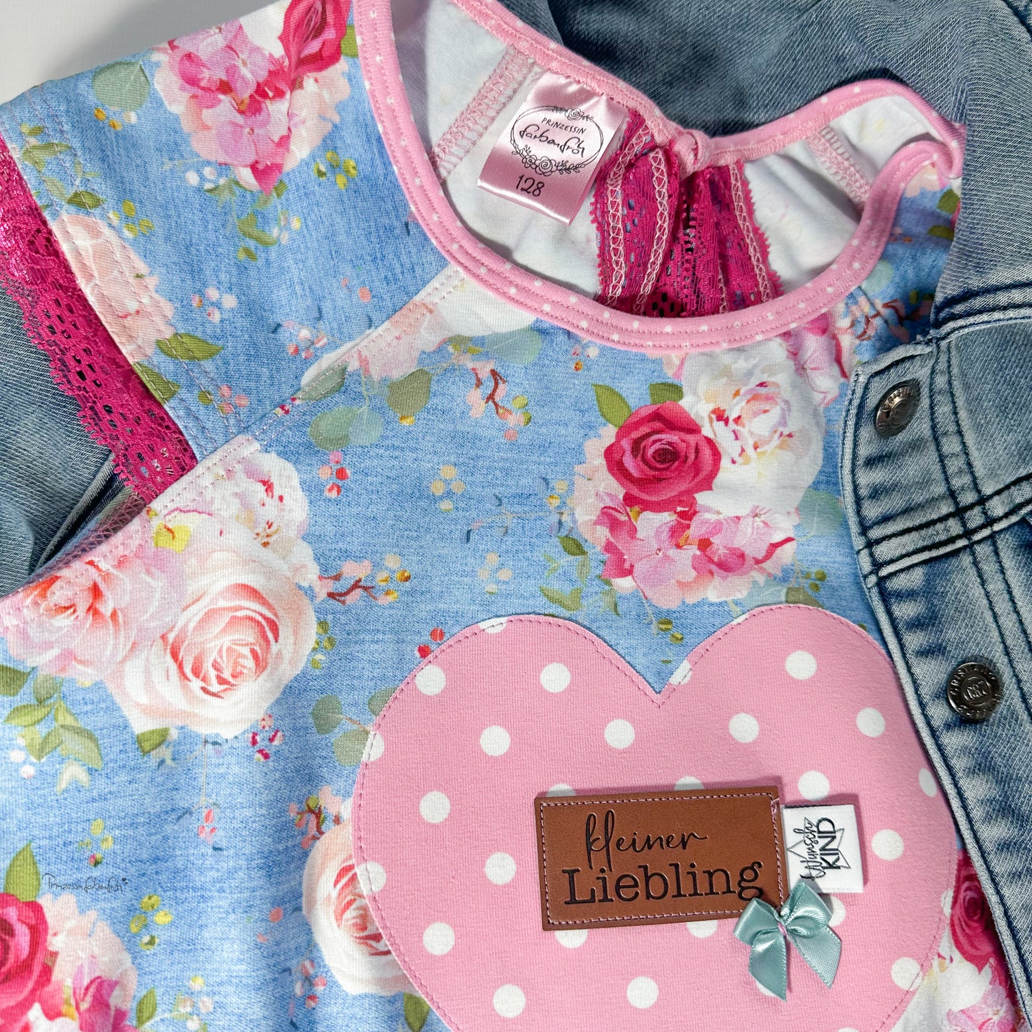 Wunsch Kind Web Label gewebt Eigenproduktion