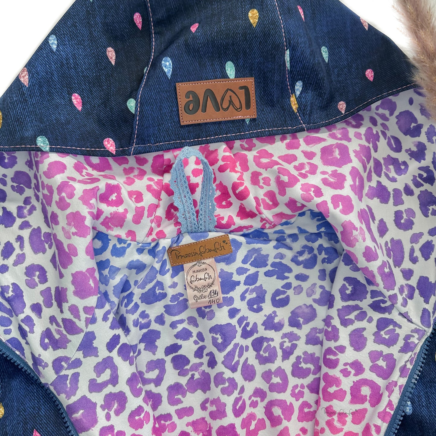 Personalisierte Satin Label