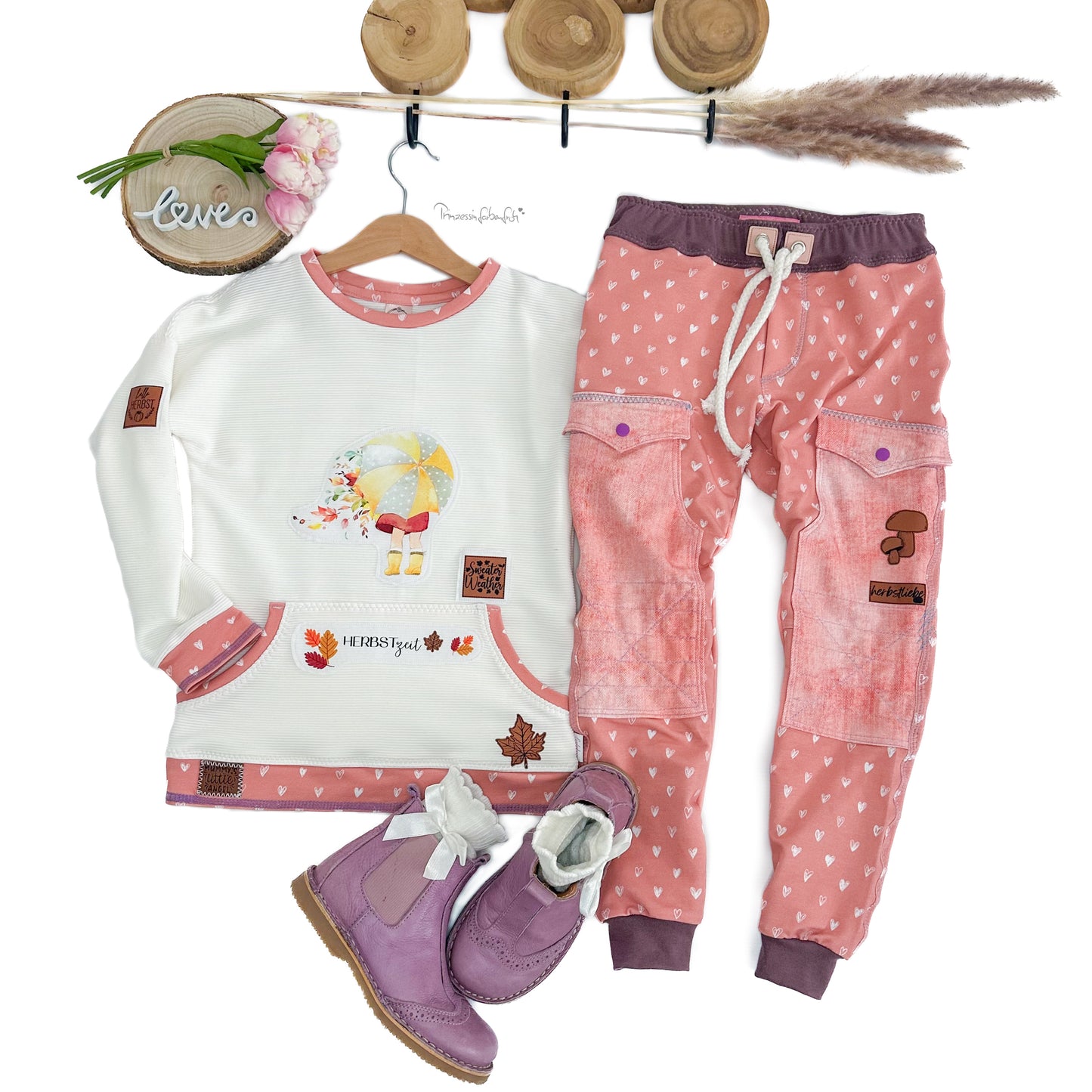 Mummys little Angel Kunstlederlabel Kunstleder Label Eigenproduktion