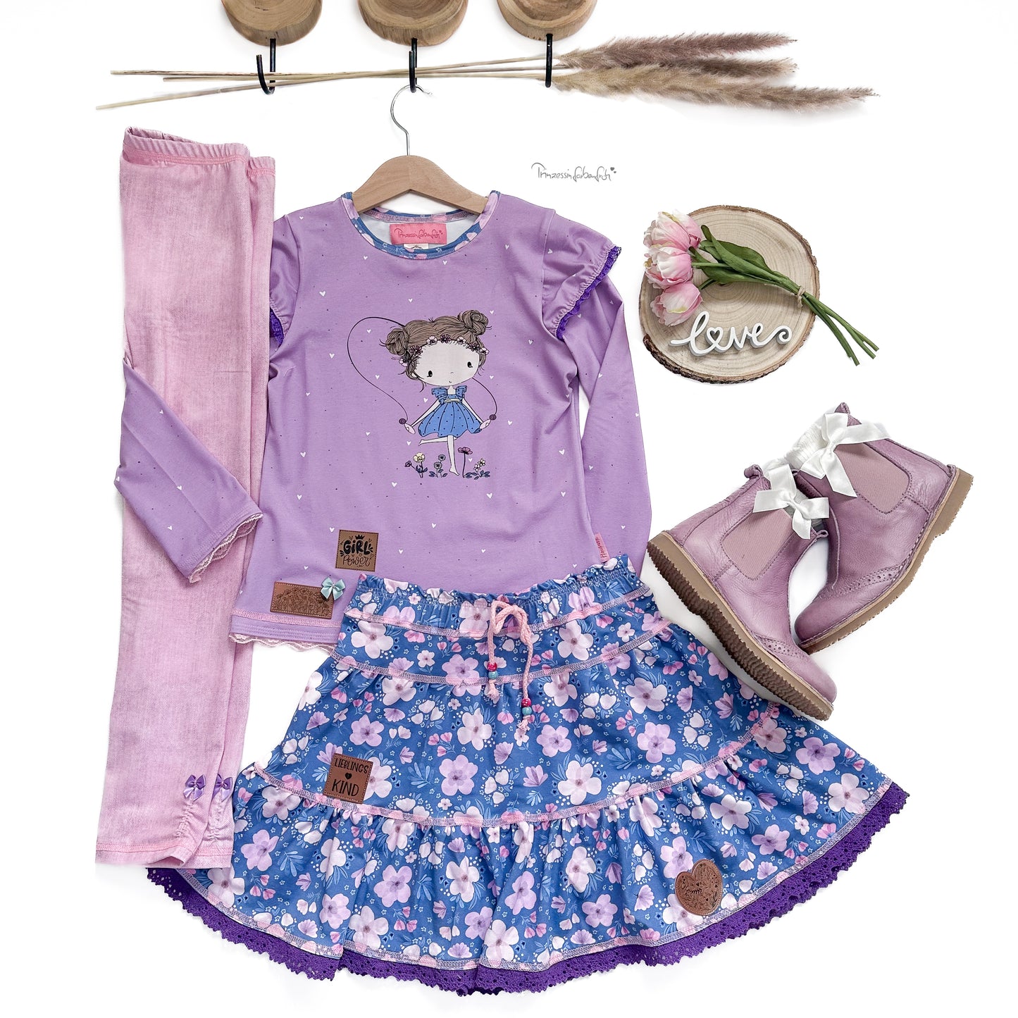 Herz Kunstlederlabel Kunstleder Label Eigenproduktion