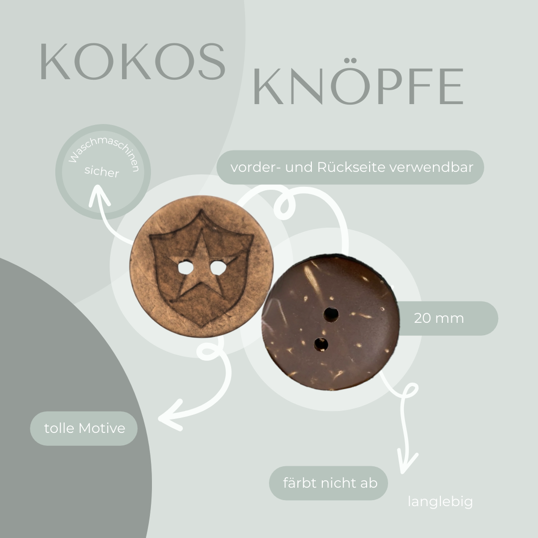 Eigenproduktion Kokosknopf Polizei Abzeichen 20mm