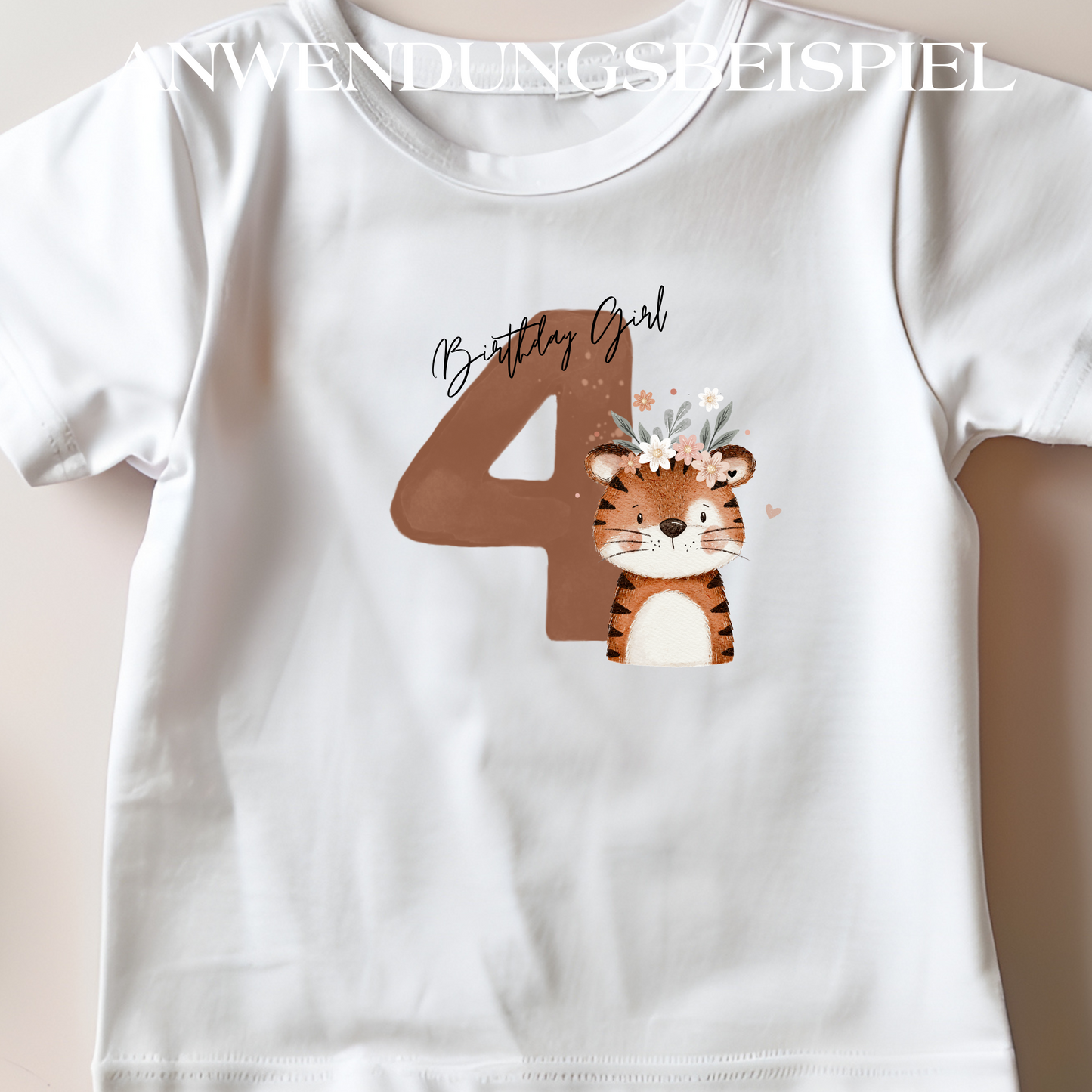 Geburtstag Bügelbild Mix-and-Match mit Motiv