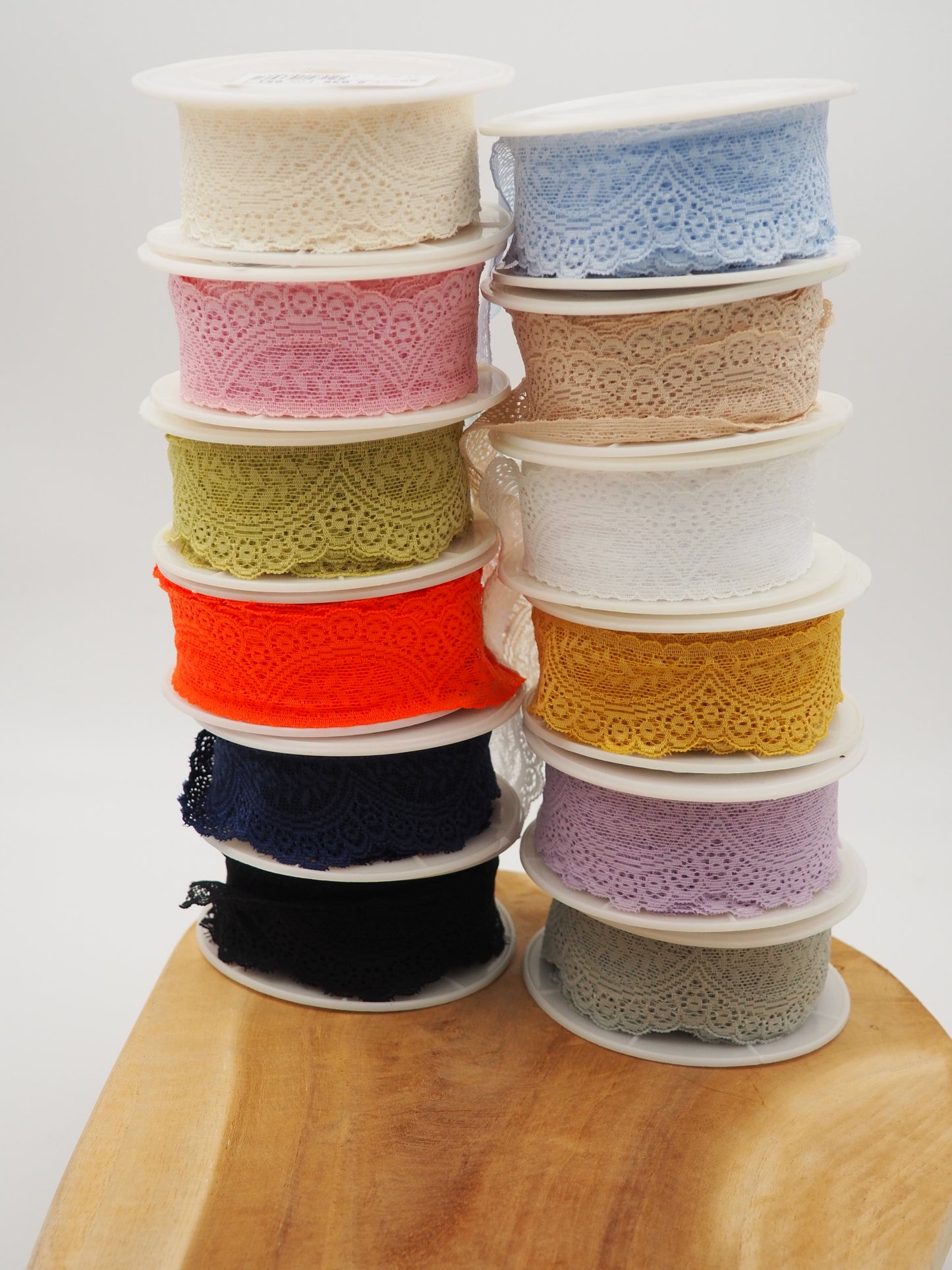 elastische Spitze 35mm Grün