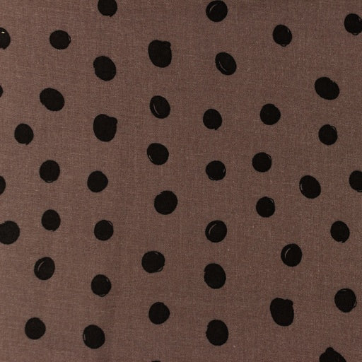 Musselin Dots Double Gauze - Lila