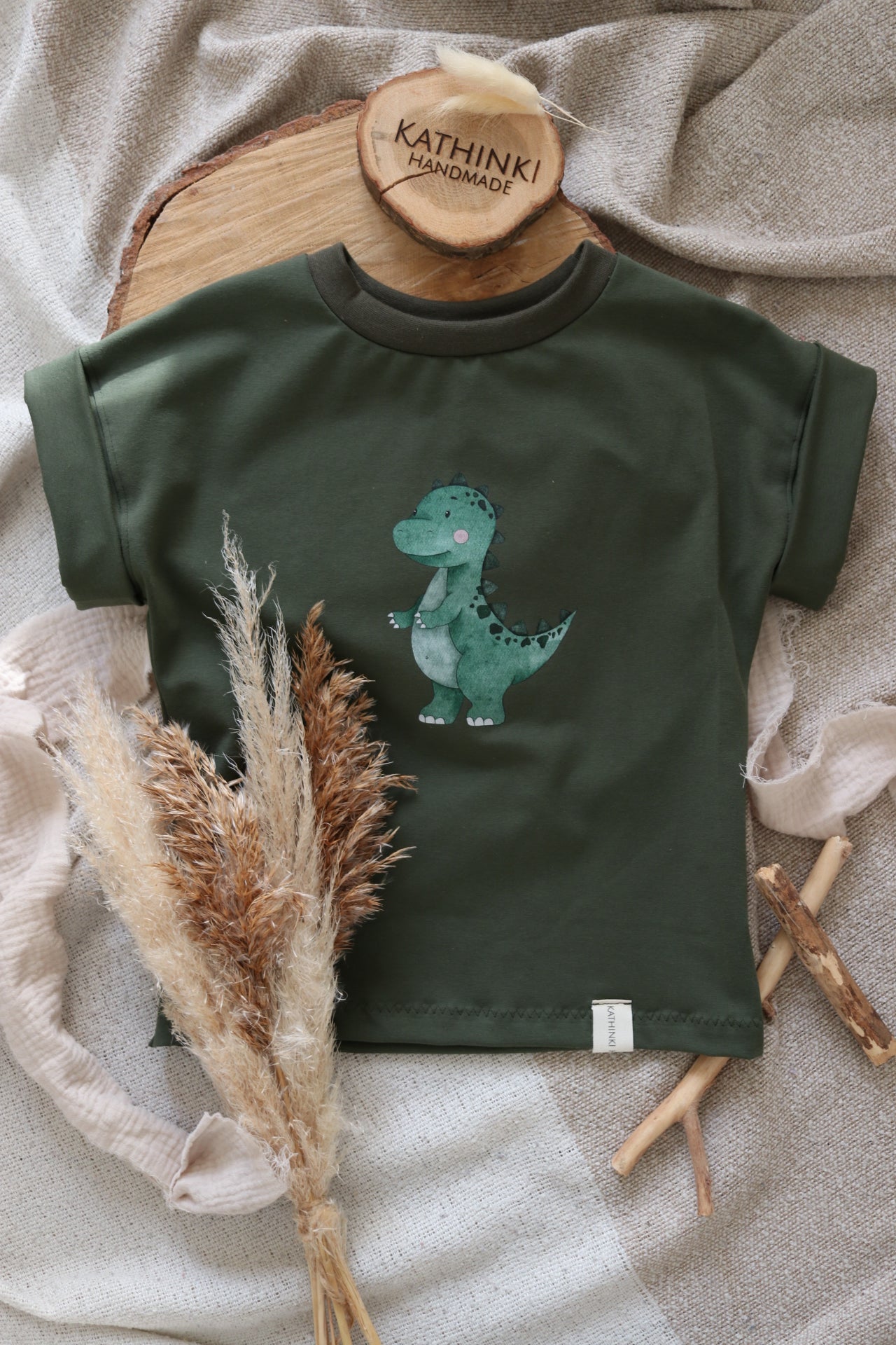 Dino- Bügel-Bild Bügelbild Eigenproduktion