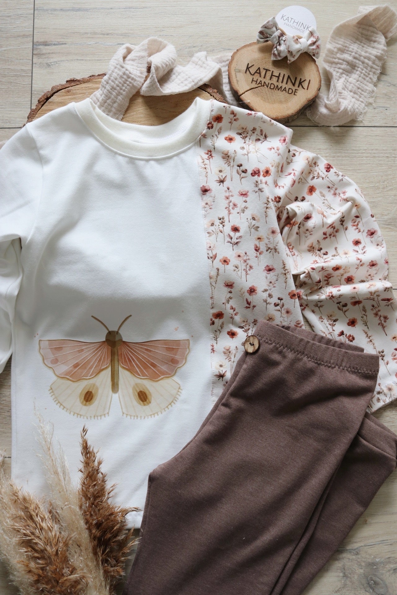 Aquarell Schmetterling Bügel-Bild Bügelbild Eigenproduktion