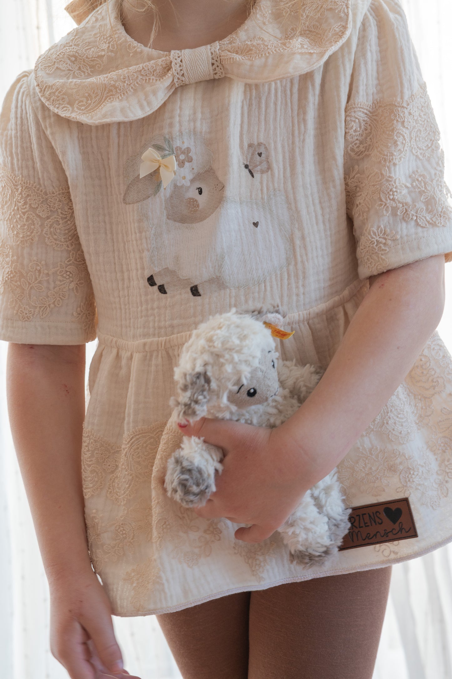 2 Schleifen Groß Pastellgelb
