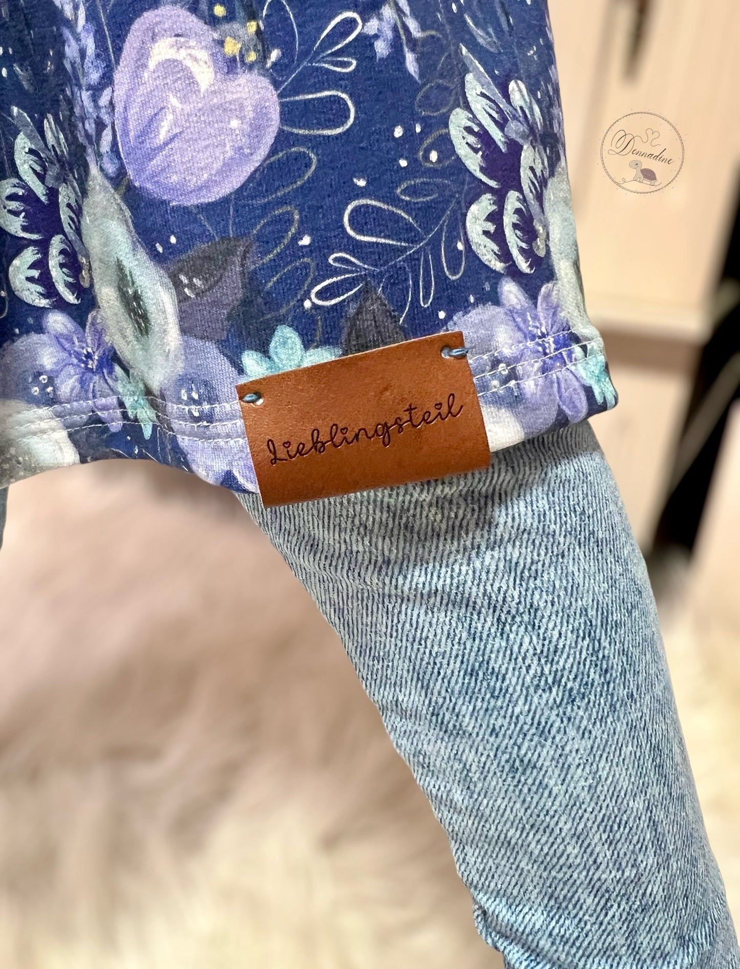 Lieblingsteil Knick-Label Kunstlederlabel Eigenproduktion