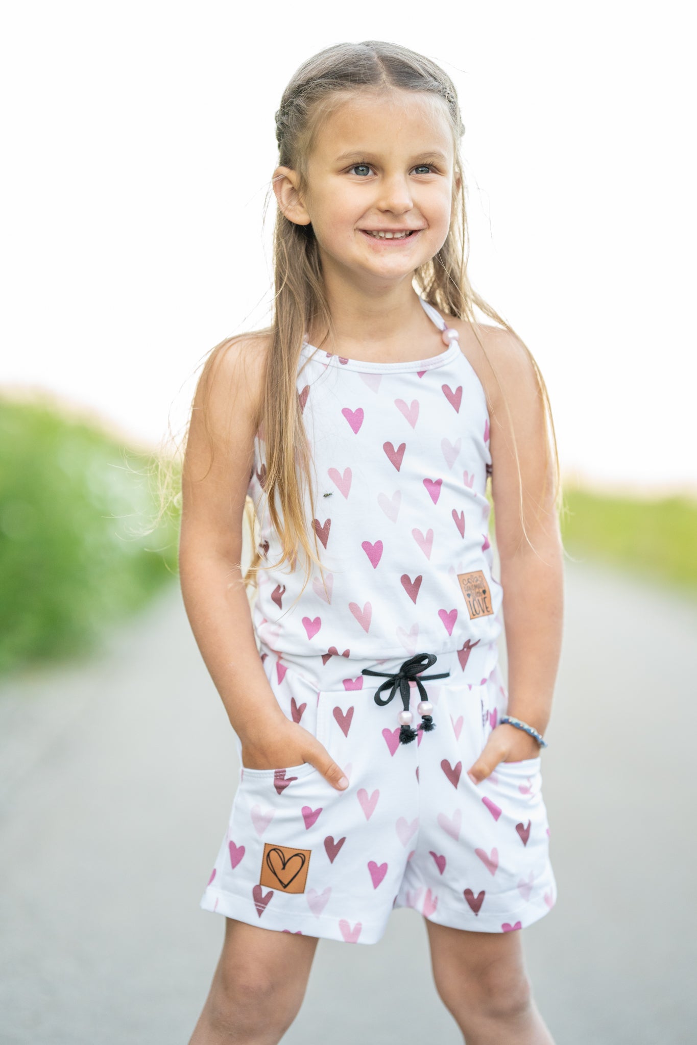 Herz Bügel Label Bügellabel Eigenproduktion