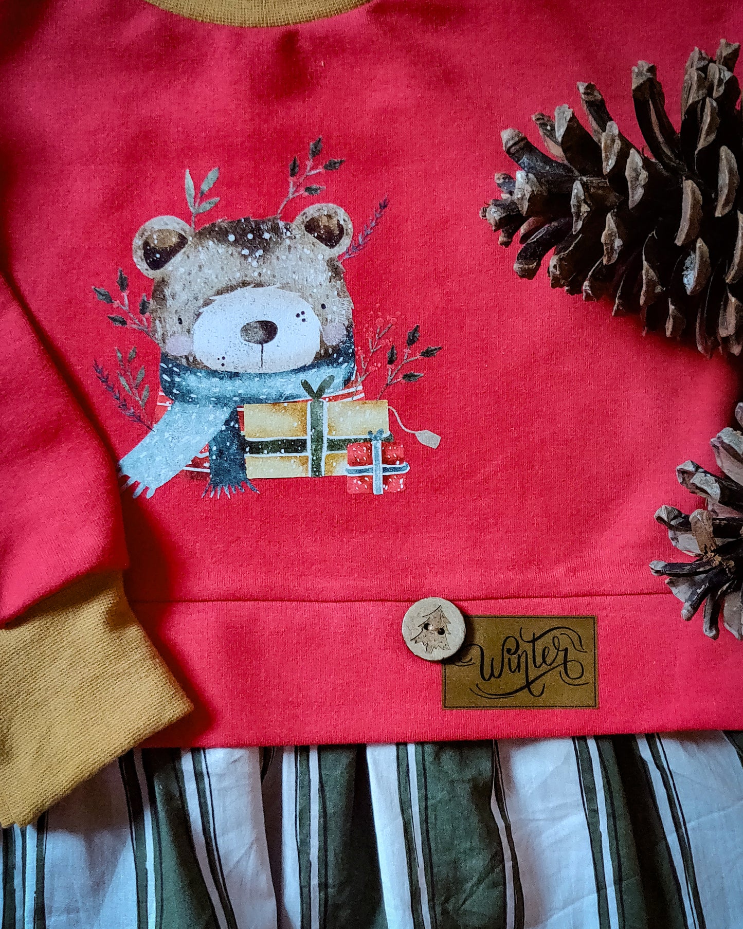 Eigenproduktion Kokosknopf Tannenbaum 20mm