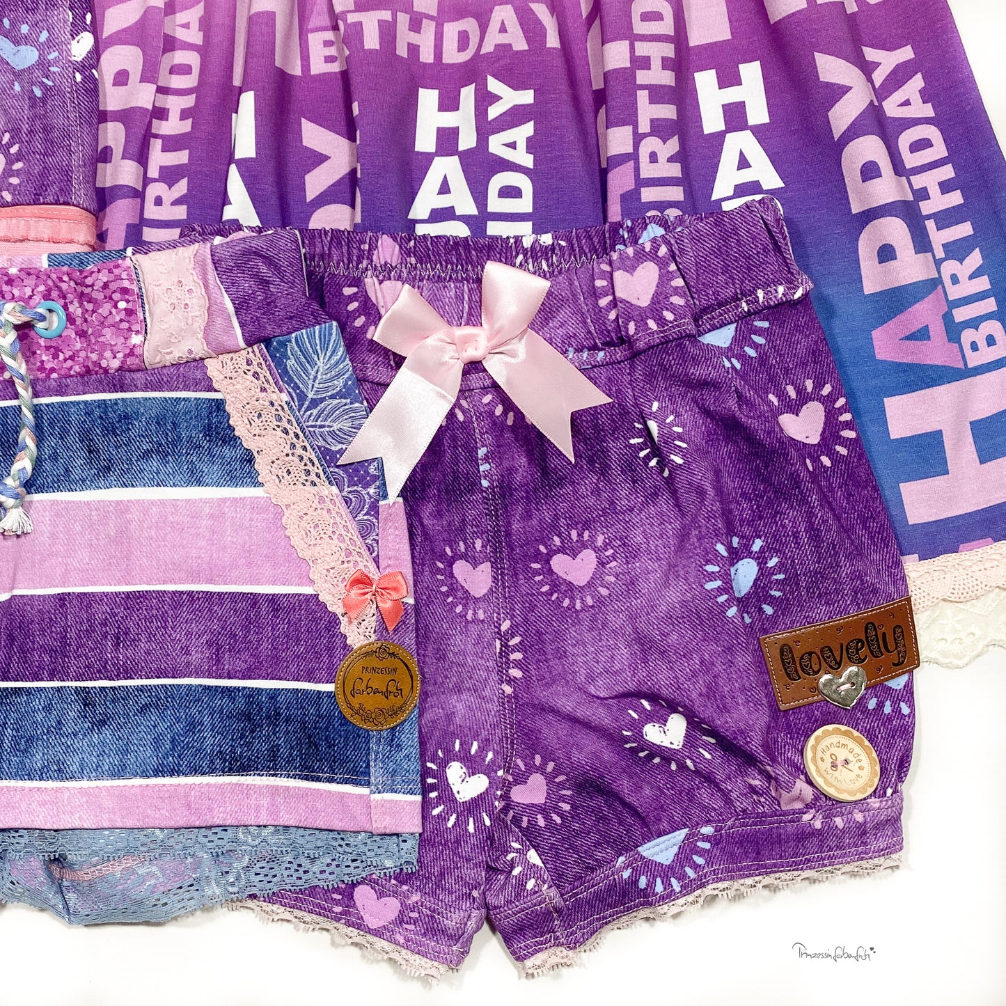 lovely Kunstlederlabel Kunstleder Label Eigenproduktion