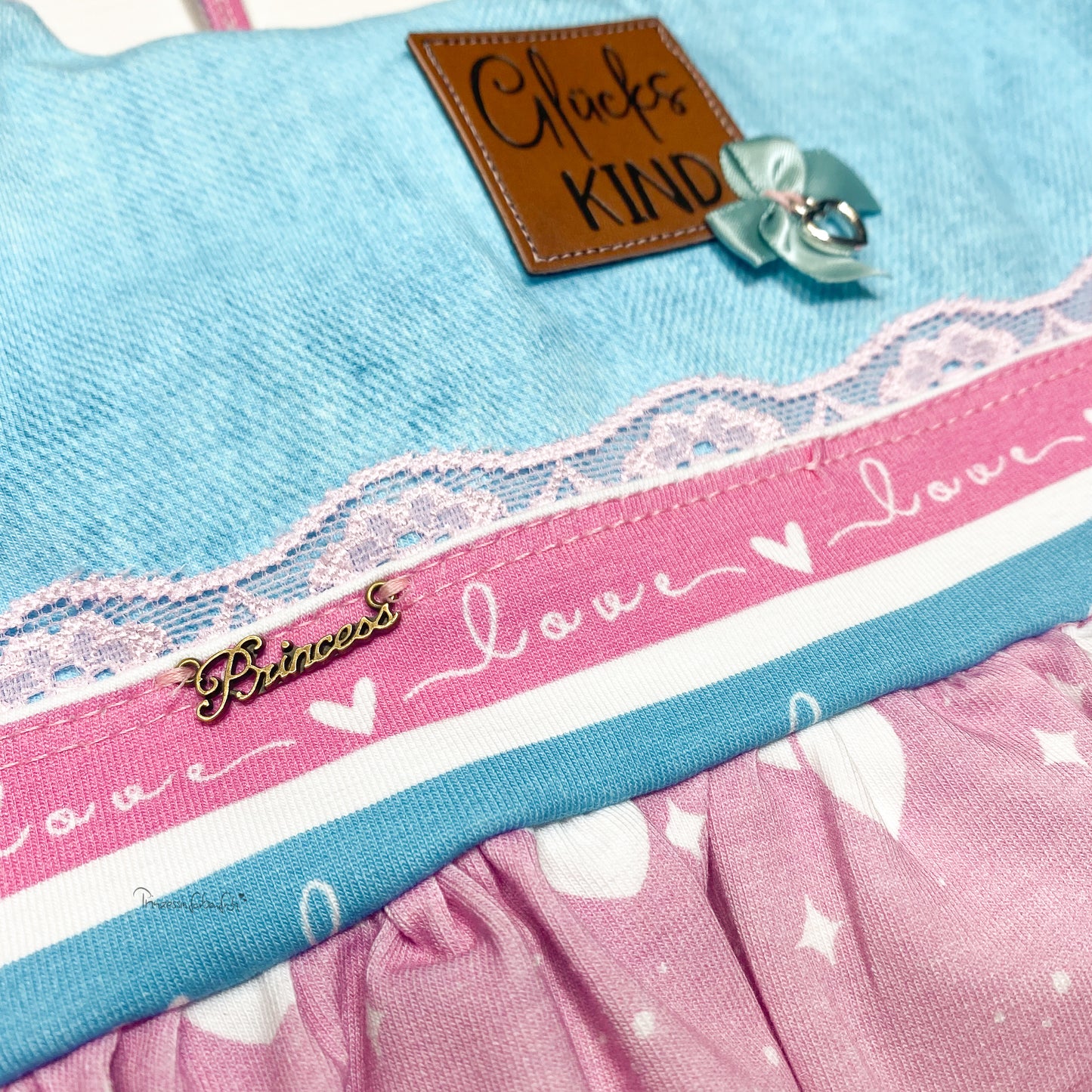 Label Metall Bronze Princess