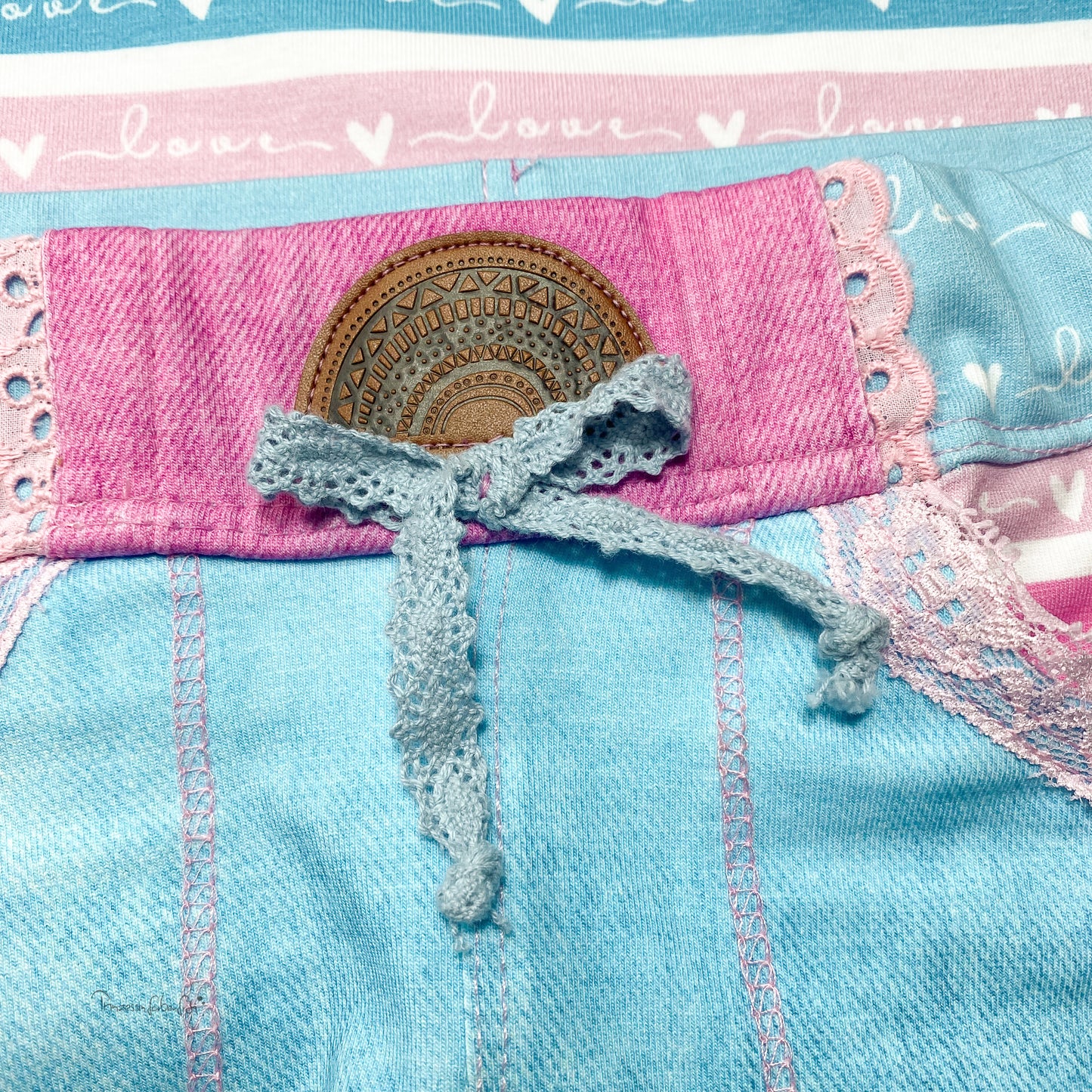 Regenbogen Kunstlederlabel Kunstleder Label Eigenproduktion