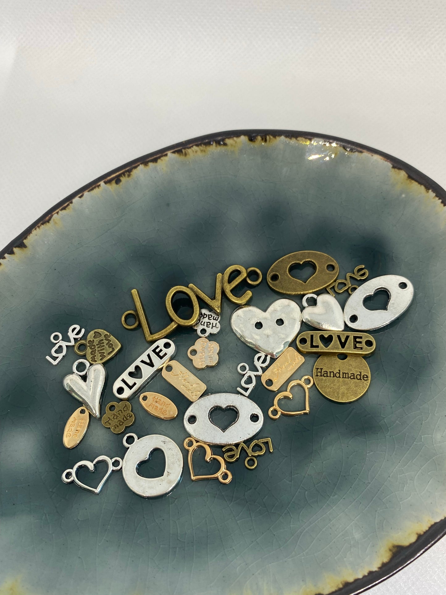 Metallanhänger Bronzefarben